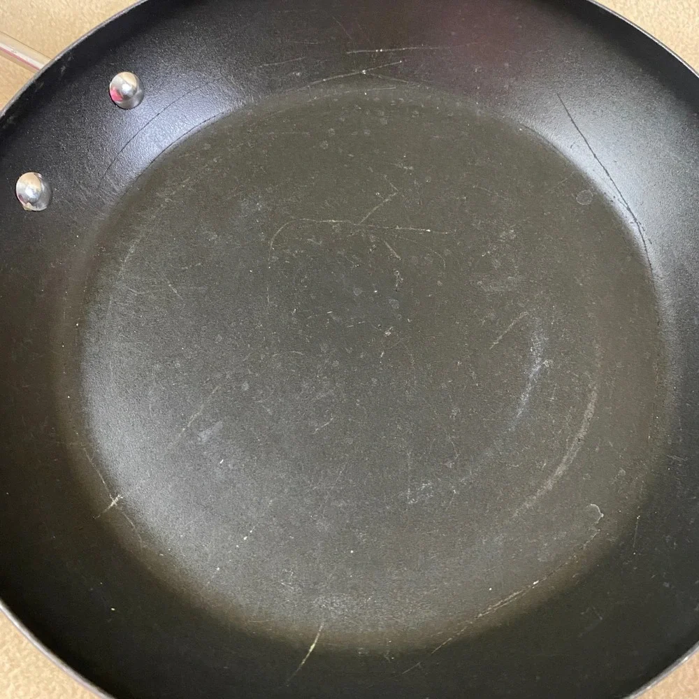 KitchenAid 12 in Stainless Steel Clad‎ Base Nonstick Induction Saute Fry Pan GUC